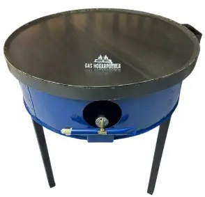 COMAL TORTILLERO (DESMONTABLE) A GAS, DE 60 CM DE DIÁMTERO, MEDIDAS: 60 cm (frente) x 60 cm (fondo) x 20 cm (altura) 