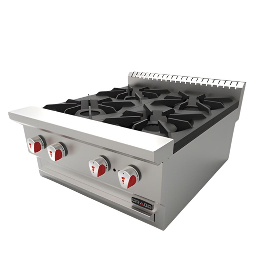 [DRA-CG-40] PARRILLA SLIM 4 QUEMADORES 122X45.9X35.5CM