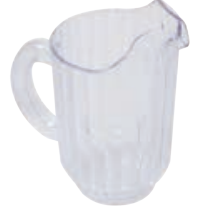[THU-DS1803] JARRA P/AGUA 1 VERTEDOR PC TRANSPARENTE, 1.8LT / 64OZ
