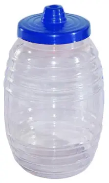 [ANF-010VEG20] BARRIL VITROLERO DE PLÁSTICO P.V.C., CON TAPA CAP. 20 L (color), MEDIDAS: 30 cm DE DIÁMETRO Y 43  cm ALTURA 