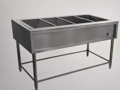 [AI-SIGMEX-A01] MESA CALIENTE DE 4  RECIPIENTES  DE .30 DE PROFUNDIDAD, 1.50 DE LARGO*70 DE ANCHO*90 DE ALTURA	 