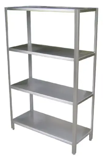 [AI-PASELI-A01] ANAQUEL LISO ACERO INOX 304 MEDIDAS FRENTE 170cm FONDO 60cm  ALTO 2.00 m. CAPACIDAD DE CARGA MINIMA 70kgs POR REPISA	 