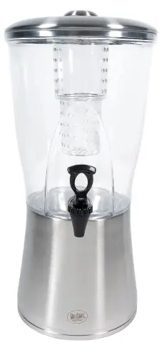 [TAB-N175] DISPENSADOR DE BEBIDAS INDIVIDUAL DE ACERO INOXIDABLE DE 9,5 LITROS (Cash & Carry Silhouette 3-1/2 gal.)  