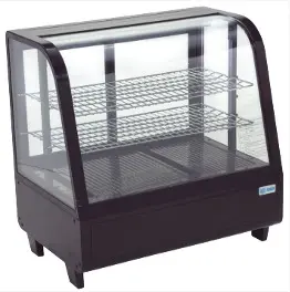 [MIG-100L] VITRINA REFRIGERADA CRISTAL CURVO SOBRE MOSTRADOR, MEDIDAS: 68.2 X 45 X 67.5 CM 